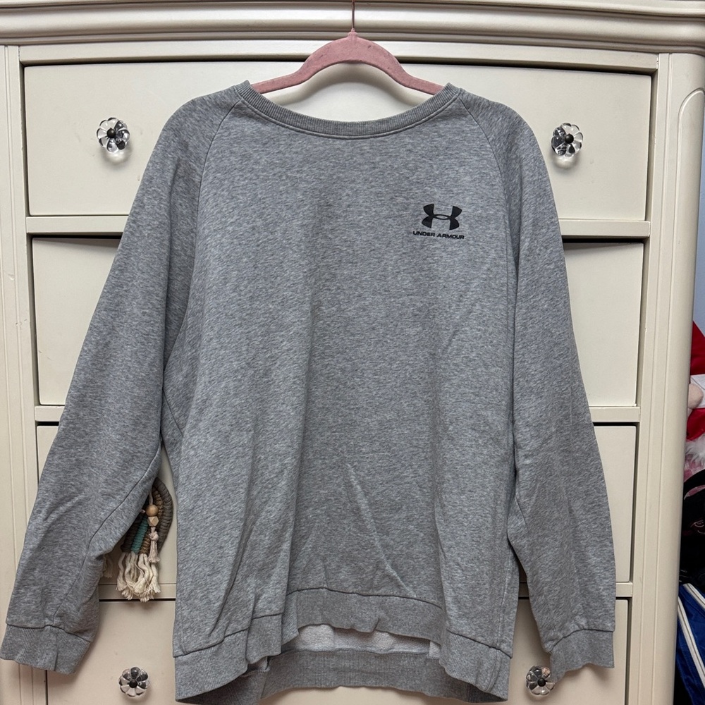 Under Armour Heather Gray Crewneck